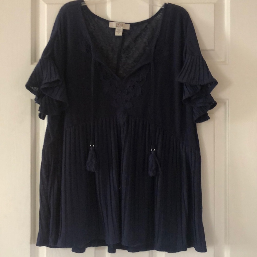 Vintage America Peplum Top